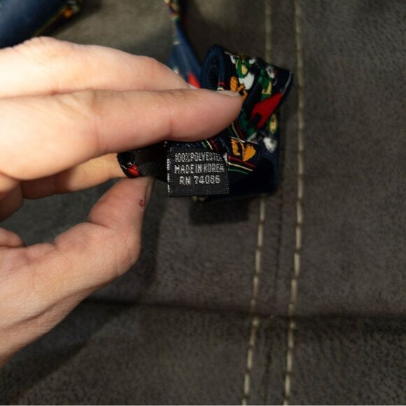 Vintage Mickey Unlimited Navy‎ Blue Fishing Necktie - Picture 5 of 5